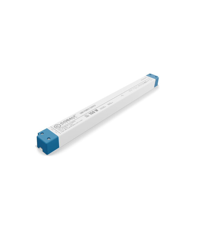 Cobalt LongSlim Premium Led Strip voeding 24V/150W/6,25A, Max: 120w, Afm:360x32x24 mm, 3 Jaar Garantie