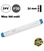 Cobalt LongSlim Premium Led Strip voeding 24V/200W/8,33A, Max: 160w, Afm:360x32x24 mm, 3 Jaar Garantie