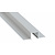 Stuc/Pleister Aluminium Led Strip Profiel Norman | ALU |  14,6x15,6mm | Tot 2 Meter leverbaar