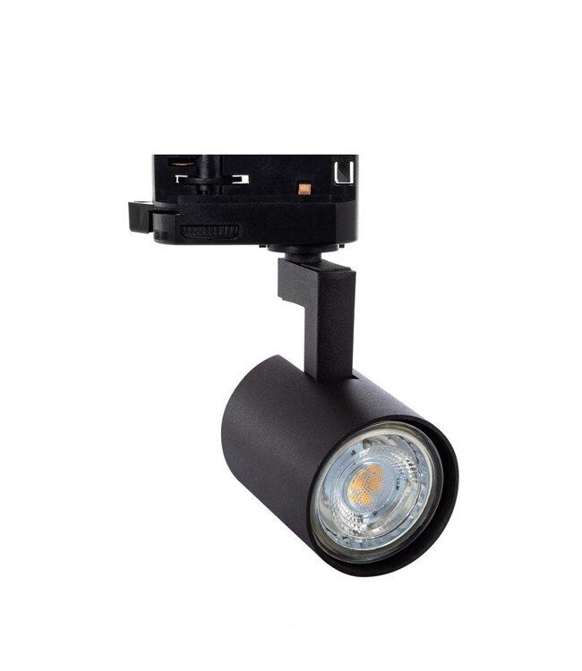 1 Fase Rail Spot Compact | GU10 Fitting | Zwartkleurige behuizing