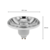 GU10 AR111 LED Spot 12w Wit, 960 Lumen, 2700K Warm Wit, 24°, Dimbaar, 2 Jaar Garantie
