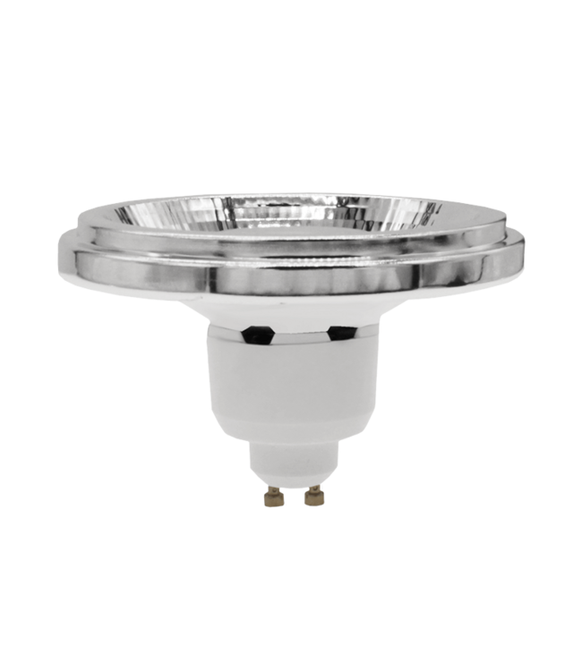 GU10 AR111 LED Spot 12w Wit, 960 Lumen, 2700K Warm Wit, 24°, Dimbaar, 2 Jaar Garantie