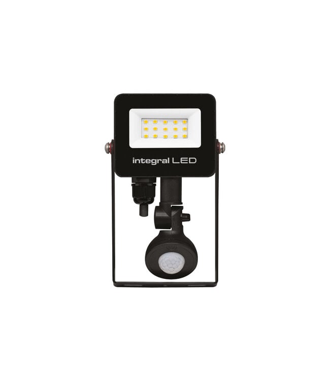 Slim2 LED Floodlight 10w, Met Bewegingssensor, 1000 Lumen (100lm/w), 4000K Neutraal Wit, IP67, IK08, 3 Jaar Garantie