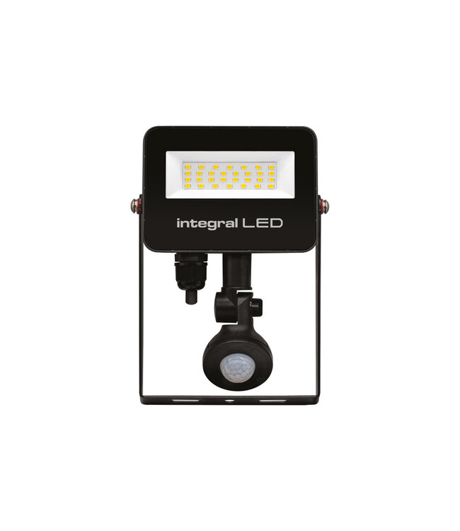 Slim2 LED Floodlight 20w, Met Bewegingssensor, 2000 Lumen (100lm/w), 4000K Neutraal Wit, IP67, IK08, 3 Jaar Garantie