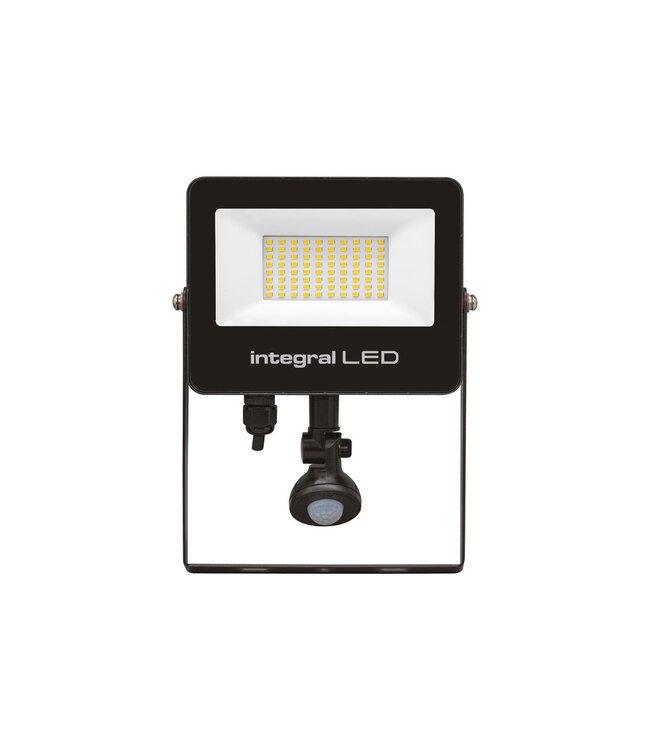 Slim2 LED Floodlight 50w, Met Bewegingssensor, 5000 Lumen (100lm/w), 4000K Neutraal Wit, IP67, IK08, 3 Jaar Garantie
