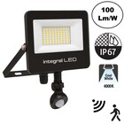 Slim2 LED Floodlight 50w, Met Bewegingssensor, 5000 Lumen (100lm/w), 4000K Neutraal Wit, IP67, IK08, 3 Jaar Garantie