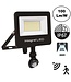 Slim2 LED Floodlight 50w, Met Bewegingssensor, 5000 Lumen (100lm/w), 4000K Neutraal Wit, IP67, IK08, 3 Jaar Garantie