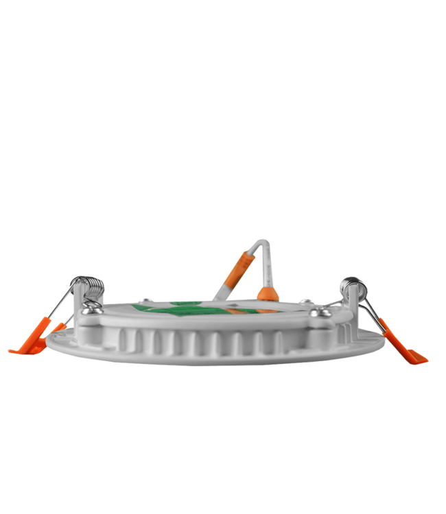 LED Downlighter Slim-U 6w, 540 Lumen, Wit, Aluminium Body, Stekkerklaar, Gatmaat Φ110mm, 2 Jaar Garantie