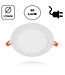 LED Downlighter Slim-U 12w, 1080 Lumen, Wit, Aluminium Body, Stekkerklaar, Gatmaat Φ160mm, 2 Jaar Garantie