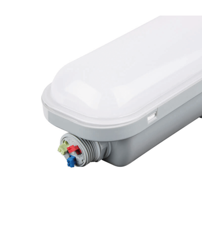 UITVERKOOP: Led Tri Proof 123cm, 36w, 5040 Lumen (140lm/w), 6000K Daglicht Wit, Koppelbaar, PH LED Driver, IP65