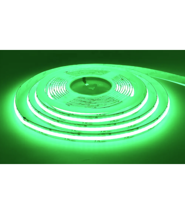 Premium Led Strip ROL 5 Meter COB, 16w/m, 840 led/m, RGB+CCT (2700K>6500K), CRI90, 24v, IP20, 12mm, 3 Jaar garantie