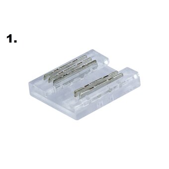 Led Strip Connector COB RGBW/NW/CW Led Strips 12MM  (Zonder solderen) | Geschikt voor IP20 COB LED Strips