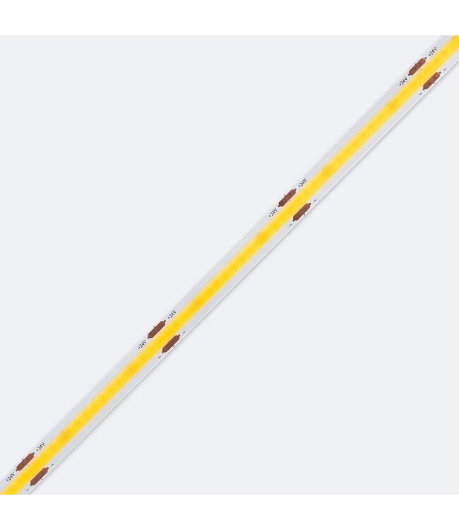 Led Strip ROL 5 Meter COB, 10w/m, 320 led/m, 880Lm/m, 2200K Flame, CRI90, 12v, IP33, 8mm, 2 Jaar garantie