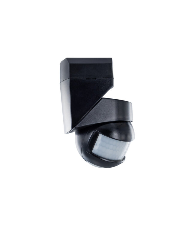 4-IN-1 Opbouw Bewegingsmelder Zwart, 180 en 360 graden, Detectierange: 12 Meter, Max. 2000w, IP54, 2 Jaar Garantie