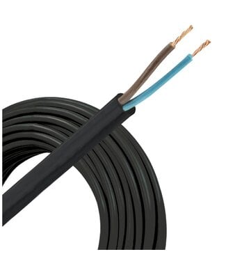 Installatiekabel H05VV-F 2X0,75mm² - Strekkende Meter