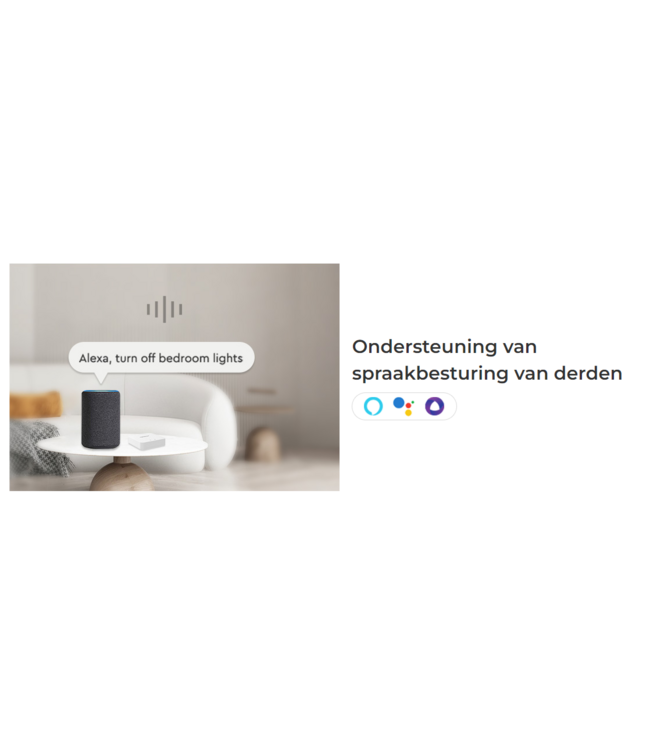 MiBoxer 2.4GHz Gateway Wifi Box, Werkt met Google Assistant of Amazon Alexa