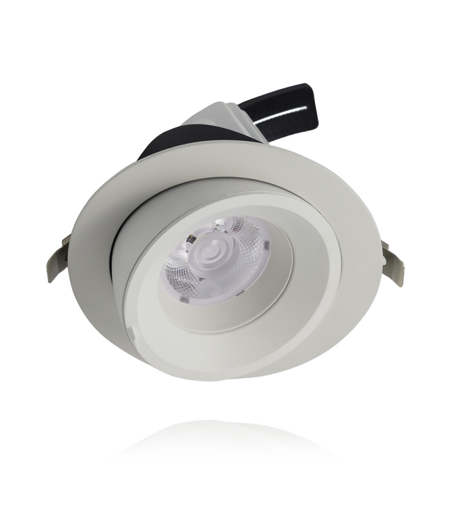 LED Banaanspot 40w, CCT (2700K/3000K/4000K), 3400 lm (85lm/w), Gatmaat 180mm, Wit, 3 Jaar Garantie
