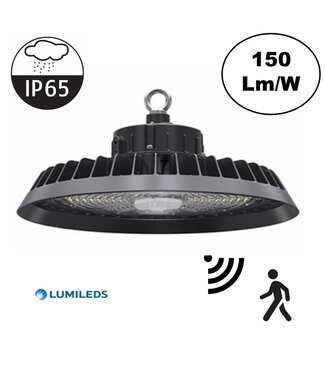 CU2 High Bay Led Ufo 100w, 15000 Lumen, IP65, Met Bewegingssensor, 5 Jaar Garantie