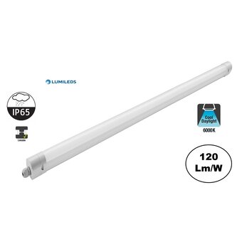 PH Led Tri Proof 60cm, 18w, 2160 Lumen, 6000K Daglicht Wit, Philips LED Driver, IP65, 3 jaar garantie