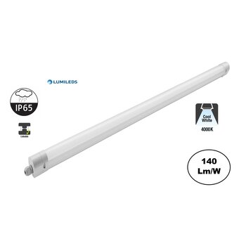 PH Led Tri Proof 150cm, 50w, 7000 Lumen, 4000K Neutraal Wit, Philips LED Driver, IP65, 3 jaar garantie
