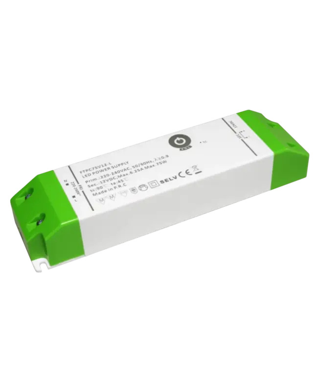 POS Premium Led Strip voeding 12V/75W/6,25A, Max: 60w, Afm: 170x45x29mm, 3 Jaar Garantie