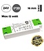 POS Premium Led Strip voeding 24V/15W/0,62A, Max: 12w, Afm:101x36x16mm, 3 Jaar Garantie