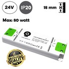 POS Premium Led Strip voeding 24V/100W/4,17A, Max: 80w, Afm:164x57x17mm, 3 Jaar Garantie