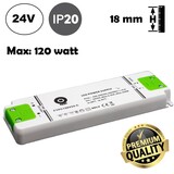 POS Premium Led Strip voeding 24V/150W/6,25A, Max: 120w, Afm:177x57x18mm, 3 Jaar Garantie