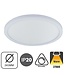 SlimHalo LED Plafonniere 15w , 1300 Lumen, 2700K Warm Wit, Dimbaar, IP20, Wit, 2 Jaar Garantie