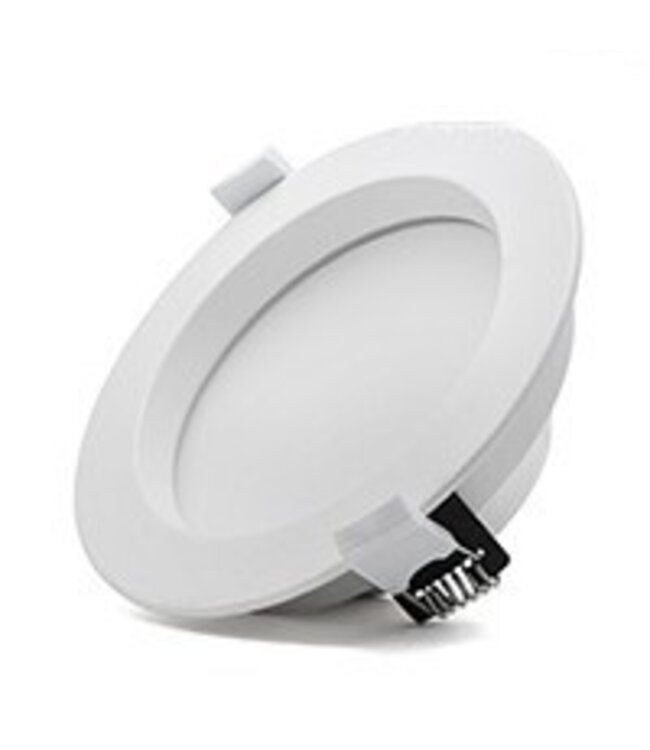 UITVERKOOP: LED Downlighter 18w, 1440 Lumen, 5000K Puur Wit, Verdiept LED, EagleRise LED Driver, Gatmaat 140mm
