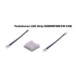 Led Strip Connector RGB+WW/NW/CW Led Strips 12MM  (Zonder solderen) | Geschikt voor IP20 COB LED Strips