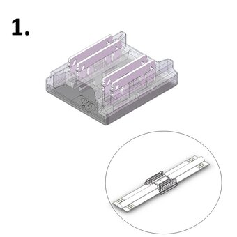Led Strip Connector RGB Led Strips 10MM (Zonder solderen) | Geschikt voor IP20 COB LED Strips