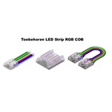 Led Strip Connector RGB Led Strips 10MM (Zonder solderen) | Geschikt voor IP20 COB LED Strips