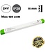 POS LongSlim Premium Led Strip voeding 24V/150W/6,25A, Max: 120w, Afm:321x30x18 mm, 3 Jaar Garantie