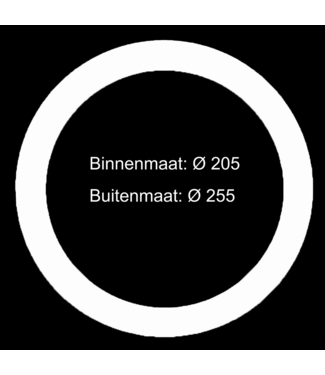 Verloopring | Wit | Ø205-255mm