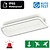 Auto-Test Standaard LED Bulkhead Noodverlichting 1w, 150 Lumen, IP65, Met pijlaanduiding, 357x116mm, 2 Jaar garantie