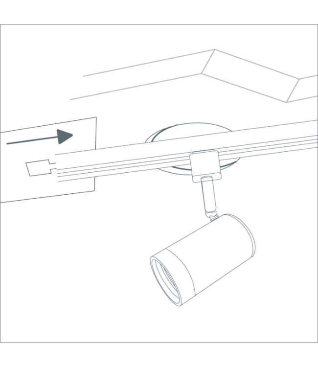 Vierkant Afdekplaat Zwart - 10x10cm