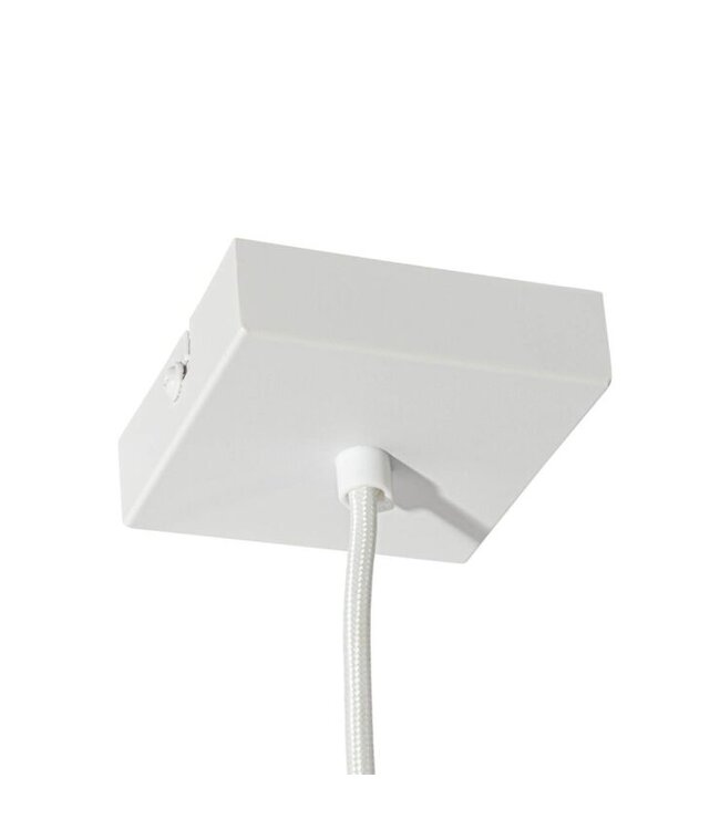 1 Fase Rail 2 wire Middenaansluiting - Incl. Afdekplaat Vierkant Wit