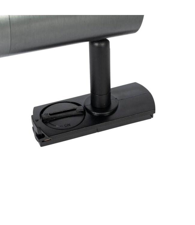 1 Fase Rail armatuur Jen met GU10 Fitting , GunMetal Behuizing