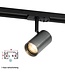 1 Fase Rail armatuur Jen met GU10 Fitting , GunMetal Behuizing