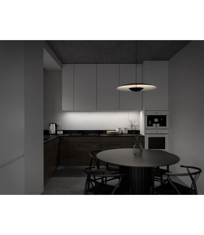 Aluminium Led Strip Profiel  DUAL | ZWART | Tot 20mm Led Strip |  27,4x10,5mm | Tot 2 Meter leverbaar