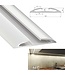Aluminium Led Strip Profiel  RETO | Wit |  54,9x8mm | Tot 2 Meter leverbaar - Voor onderbouw keuken of kast