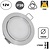 Meubel/Kast Inbouw LED Spot 3w, 250 Lumen, 2700K Warm Wit, 12Vdc, Dimbaar, Gatmaat 67mm, Hoogte 17mm, 2 Jaar Garantie