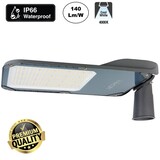 Prime Led Straatverlichting 200w, 28000 Lm (140lm/w), 4000K Neutraal Wit, IP66, IK08, 3 Jaar Garantie