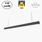 Led Linear Lamp 150cm, 48w, 5280 Lumen (110lm/w), 3000K Warm wit, Zwartkleurige behuizing, Koppelbaar, 3 Jaar Garantie