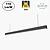 Led Linear Lamp 120cm, 36w, 3960 Lumen (110lm/w), 3000K Warm wit, Zwartkleurige behuizing, Koppelbaar, 3 Jaar Garantie