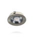 LED Meubelspot / Inbouw spot 3W, 2700K Warm Wit, 240 Lumen, 12VDC, IP44, Gatmaat 55mm, Staalkleurig, 2 Jaar Garantie