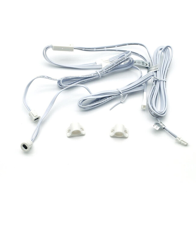 Kastdeur Sensor Wit DUO voor LED strip en LED spots, 12vDc - 60W / 24vDc - 100Wpy