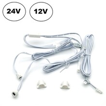 Kastdeur Sensor Wit DUO voor LED strip en LED spots, 12vDc - 60W / 24vDc - 100W