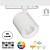 PRIME 3 Fase LED Rail Spot met Wattage switch: 6-20W,  CCT-Switch, 620 tot 1950 lumen, CRI>90, Witte Behuizing , 5 Jaar Garantie